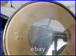 2005 COMPLETE 11PC Drum Set Cymbals HiHat Tympana Bells Bag Sticks Borg MD760 VG