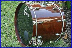 2006 GRETSCH USA 24 BASS DRUM in WALNUT GLOSS for YOUR DRUM SET! LOT #E734