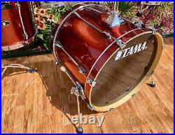 2007 Tama Superstar SK52F Drum Set Copper Mist Metallic 22/10/12/14/5.5x14