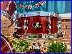 2007 Tama Superstar SK52F Drum Set Copper Mist Metallic 22/10/12/14/5.5x14