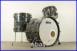 2014 Ludwig Legacy Maple Oyster Black Pearl Drum Set