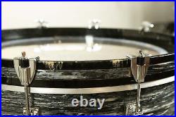 2014 Ludwig Legacy Maple Oyster Black Pearl Drum Set