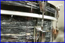 2014 Ludwig Legacy Maple Oyster Black Pearl Drum Set