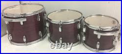 3 Premier Cambria Rack Toms 14 12 10 Purple Stain Drum Kit 3 Premier Cambria Rack Toms 14 12 10 Purple Stain Drum Kit