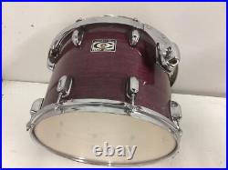 3 Premier Cambria Rack Toms 14 12 10 Purple Stain Drum Kit 3 Premier Cambria Rack Toms 14 12 10 Purple Stain Drum Kit