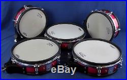 3 Roland PD-120 and 2 PD-100 RED V Drums Mesh Heads Upgrade your set