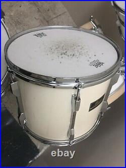 4 PC PEARL DRUMS EXPORT SERIES WHITE EARLY 90's DRUM Set