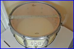 40'S GRETSCH 14 BROADKASTER WHITE PEARL SNARE DRUM for your DRUM SET #G103