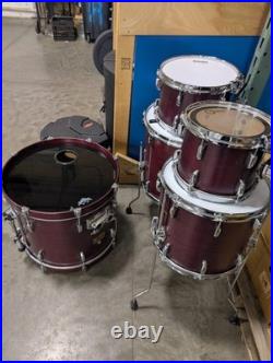 5 PC Pearl Prestige Session Select Kit Wine Red