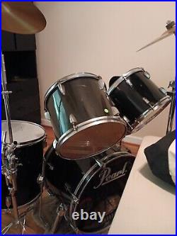 5 pc Pearl drum set complete