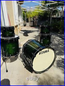 5 piece TAMA Starclassic? 100% Bubinga Shells? Dark Deep Forest Green 5 piece TAMA Starclassic? 100% Bubinga Shells? Dark Deep Forest Green