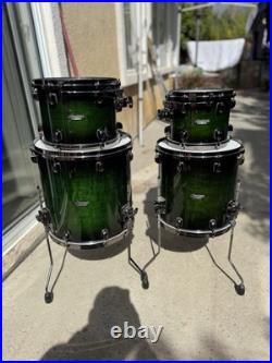 5 piece TAMA Starclassic? 100% Bubinga Shells? Dark Deep Forest Green 5 piece TAMA Starclassic? 100% Bubinga Shells? Dark Deep Forest Green