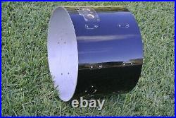 60's/70's GRETSCH 20 6-PLY BLACK NITRON BASS DRUM SHELL for YOUR SET! LOT Q228