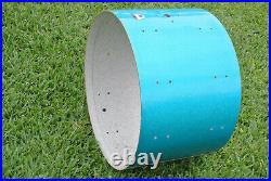 60's/70's LUDWIG 22 BLUE MIST STANDARD BASS DRUM SHELL for YOUR DRUM SET! #Z305