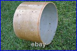 60's GRETSCH 20 6-PLY CHAMPAGNE SPARKLE BASS DRUM SHELL for YOUR SET! LOT E627
