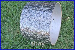 60's GRETSCH 20 BASS DRUM SHELL in BLACK DIAMOND PEARL for YOUR DRUM SET! #E979