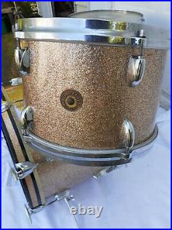 60's Gretsch Champagne Sparkle Drum Set
