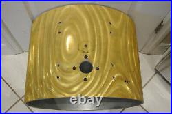 60s/70s GRETSCH 20 YELLOW SATIN FLAME BASS DRUM SHELL for YOUR DRUM SET! #E173