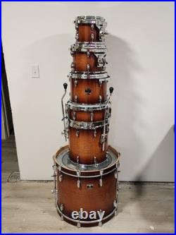 6PC Gretsch Renown Maple Autumn Burst And Road Runner Padded Bags SHELLPACK ONLY