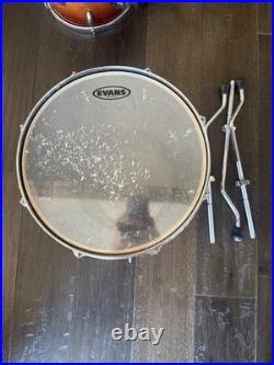 6pc. Gretsch renown kit used. Missing resonant head and hardware for bass drum