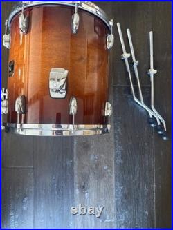 6pc. Gretsch renown kit used. Missing resonant head and hardware for bass drum