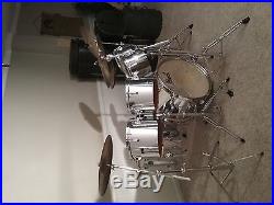 7 Piece PEARL Solid Chrome Drum Set