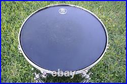 70's LUDWIG CHICAGO 18 CLASSIC BLACK VISTALITE FLOOR TOM for YOUR DRUM SET E869