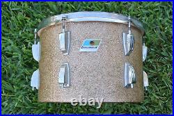70's LUDWIG CLASSIC 13 CHAMPAGNE SPARKLE TOM for YOUR DRUM SET! #D668