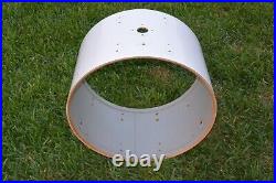 70's LUDWIG USA 24 WHITE CORTEX CLASSIC BASS DRUM SHELL for YOUR DRUM SET! I134