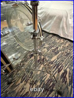 70's Ludwig Vistalite 4pc Drum Set Clear Great Condition