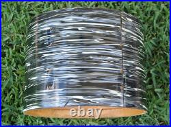 '71/72 LUDWIG USA CLASSIC BLACK OYSTER 14 TOM SHELL + BADGE for DRUM SET! M97