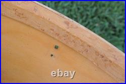 '71/72 LUDWIG USA CLASSIC BLACK OYSTER 14 TOM SHELL + BADGE for DRUM SET! M97
