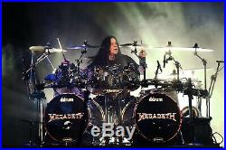 7pc ddrum Custom Ash Drum Set Shawn Drover (Megadeth) Origanal 2013 Tour Kit