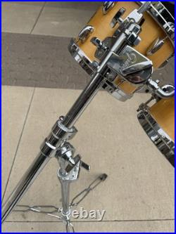 8 AND 10 Gretsch Drums Square Badge and VINTAGE Double Tom Stand BAD PART #CH1