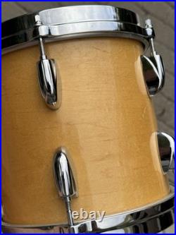 8 AND 10 Gretsch Drums Square Badge and VINTAGE Double Tom Stand BAD PART #CH1