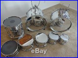 8 piece Tama Swingstar drum set/cymbals, throne, snare, harware, &more