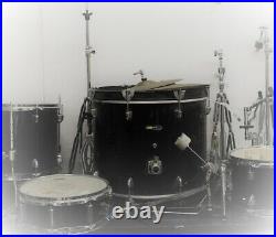 A21 Sound Percussion Lab Black Adult Drum Set Kit Cymbal Hardware 11 Piece Gift