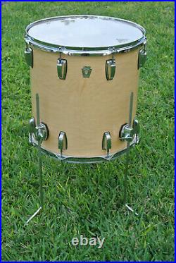 ADD this 16 LUDWIG USA CLASSIC NATURAL MAPLE FLOOR TOM to YOUR DRUM SET! #E818