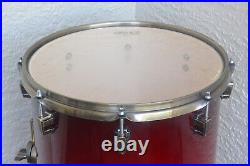 ADD this LUDWIG EPIC SERIES 14 FLOOR TOM in RED FADE to YOUR DRUM SET