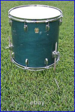ADD this LUDWIG USA 16 FLOOR TOM IN EMERALD SHADOW to YOUR DRUM SET TODAY! E316