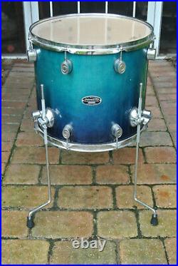 ADD this PDP by DW FX SERIES 16 BLUE FADE FLOOR TOM to YOUR DRUM SET TODAY F956