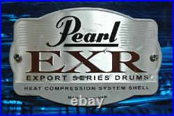 ADD this PEARL 10 EXR EXPORT BLUE STRATA TOM to YOUR DRUM SET! LOT #Z724