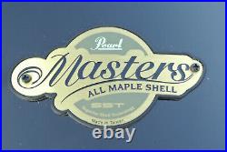 ADD this PEARL MASTERS MAPLE 14 BLACK LACQUER TOM to YOUR DRUM SET TODAY! R29