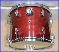 ADD this SONOR FORCE 3001 RED LACQUER 14 TOM to YOUR DRUM SET TODAY! LOT J192