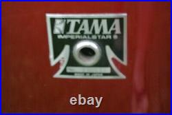 ADD this VINTAGE TAMA IMPERIALSTAR RED 18 FLOOR TOM to YOUR DRUM SET! LOT M499