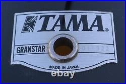 ADD this Vintage 1980's TAMA GRANSTAR 13 BLACK RACK TOM to YOUR DRUM SET! J537