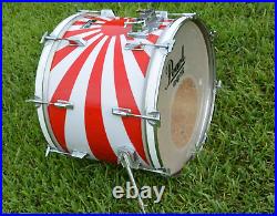 ADD ths 1984 PEARL EXPORT 22 ICHIBAN RISING SUN BASS DRUM to YOUR DRUM SET J109