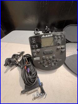 ALESIS Black NITRO DRUM SET KIT with DM7X Module ONLY comes with what's pictured