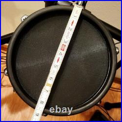 ALESIS Black NITRO DRUM SET KIT with Electronic DM7X Module No Kick Drum