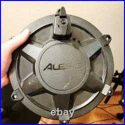 ALESIS Black NITRO DRUM SET KIT with Electronic DM7X Module No Kick Drum